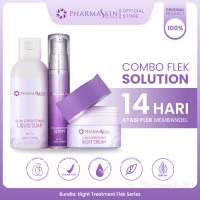 Pharmaskin Solution Paket Night Treatment Flek Hitam Series Skincare Mencerahkan Wajah Menghilangkan