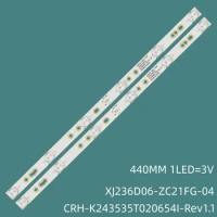LED Backlight strip 6 lamp For XJ236D06-ZC21FG-04 303XJ236035 CRH-K243535T020654I-Rev1.1 GS Vios Vtv23615a Vtv23615c Vtv23615b