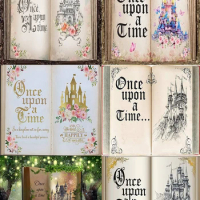 Fairy Tale Books Theme Magic Book Forest Photography Background Storybook Wonderland Romantic Wedding Birthday Decor Supplies