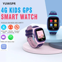 4G Kids GPS Tracker Smart Watch Phone LBS WIFI Location SOS Video Call Remote Backcall SmartWatch Support South America Band L31