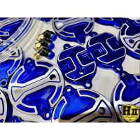 เฮงสุพรรณ🚸ชุดฝาครอบฝาสูบ4V แต่งสีน้ำเงิน(งานCustom HII🚸) Wave125R/S/X/บังลม/ปลาวาฬ/MSX