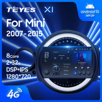 TEYES X1 For BMW Mini 2007 - 2015 Car Radio Multimedia Video Player Navigation GPS Android 10 No 2din 2 din DVD