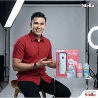 Stella Matic Set Alat Pengharum Ruangan Otomatis 160ml dan free 2 botol parfum pewangi ( WARNA RAMDO