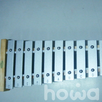 howa 豪華樂器  GS-1202  銀色12音鋁製鐵琴   /  組