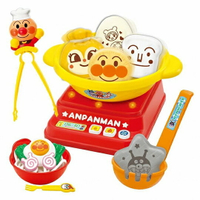 小禮堂 麵包超人 瓦斯爐火鍋玩具組 聲光玩具 廚房玩具 扮家家酒 (紅黃 大臉)