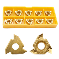 Sisipan Pemusing Threading Karbida, 10pcs, 16ERAG60 MMT16ERAG60-S