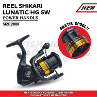 Reel pancing shikari lunatic saltwater power handle ukuran 2000 - reel pancing shikari