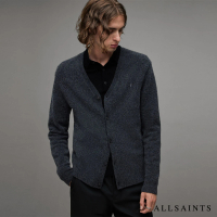 【ALLSAINTS】STATTEN 羊毛針織外套Cinder Black Marl MK043Z(常規版型)