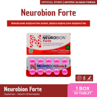 Neurobion Forte Vitamin B Kompleks 50 Tablet Penunjang Kesehatan Saraf Bebas Kebas, Kesemutan dan Ke