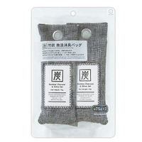 【KOKUBO小久保】竹炭除濕消臭袋(75g×2入)(可重複使用)