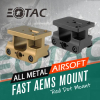 Holosun Aems Mount AEMS FAST Mount 2.26 Inches Optical Centerline AEMS High Mount Made of CNC Aluminum 6061-T6 FDE and Black