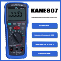 KANE 803 KANE 807 Insulation Resistance Tester True RMS Low-power Prompt, Continuity ,Fall Protection 2m KANE803,KANE807.