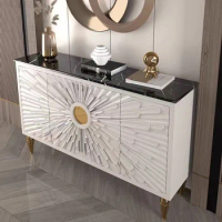 2024 Hot Sell Indoor Furniture Living Room Marble Tv Cabinet Console