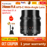 7artisans 7 artisans 24mm F1.4 APS-C Large Aperture Primes Lens For FUJIFILM X X-A1 X-M1 XM2 X-T1 Cameras
