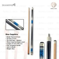 STICK BILLIARD DIAMOND MAPLE CUE STIK PLAY BILIAR BILIYAR BILIARD Blue Sapphire