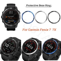 Stainless Steel Watch Bumper Cover For Garmin Fenix 7 7X Bezel Ring Anti Scratch Metal Cover Protective Watch Fenix7 Accessories