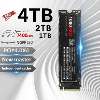 1080PRO 4TB SSD แบรนด์เดิม SSD M2 2280 PCIe 4.0 NVME อ่าน14000เมกะไบต์/วินาที Solid State Hard Disk สำหรับเดสก์ท็อป /Pc/ PS5เกมแล็ปท็อป