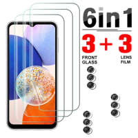 6in1 Hydrogel Soft Film For Samsung Galaxy A14 5G Camera Lens Protector Sumsung A14 A 14 14A 6.6inch Protection Film SM-A146B/DS