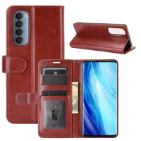 1pcs/Lot 64 Grain Wallet Leather Cover Phone Cases Case For Oppo Realme 8i K9 7i C17 Reno 4 C3 7 Pro GT Neo 2 4G A53 A32