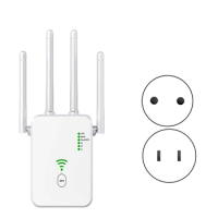 300M Wifi Repeater 2.4G Wireless Router Signal Booster Extender 4 Antenna Router Signal Amplifier For Home
