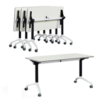摺疊会议桌可移动拼接长条桌组合办公桌学生培训机构课桌椅培训桌 交換禮物