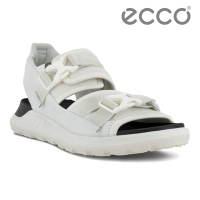 ECCO EXOWRAP W 突破皮革輕巧戶外運動涼鞋 女鞋 白色