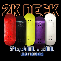 2k Deck 34&32mm แผ่นฟิงเกอร์บอร์ด พร้อมกริปเทป fingerboard deck with grip tape [Leggo skate]