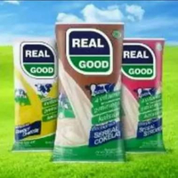 Susu UHT Real Good 55 Ml Susu Bantal Kemasan Praktis dan Ekonomis - Beli Banyak = Makin Murah!!! str