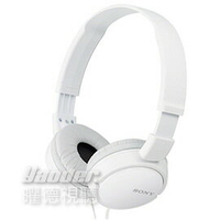 SONY MDR-ZX110 白色 簡約摺疊 耳罩式耳機 送皮質收納袋