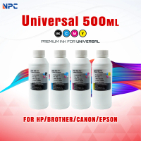 Universal 500ml/หมึกน้ำพิมพ์ INK/Universal Refill/ BK/C/M/Y ใช้กับเครื่องปริ้นได้ทุกรุ่น HP/Brother/