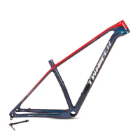 TWITTER MAX-Carbon Fiber MTB Frame, High-End, Thru Axle, Mountain Bike, Holographic Color, Road Bike, 148*12mm