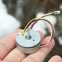 Micro DC Brushless Motor 3-phase 4-wire External Rotor DC 6V-12V 9000RPM 10W Mini Mute Mute BLDC DIY Toy Model Spare Parts