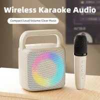Karaoke Machine for Kids and Adults with 1 Wireless Bluetooth Microphones, PA Portable Speaker System ,for Home Party