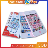PGTOYS Mainan Telepon HP Anak Musikal Edukasi IPAD Mini BIRU & PINK Berlabel SNI Mainan Anak Tablet