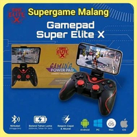 Stik Super Elite X PC Gamepad Wireless Controller Mobile Clamp Holder HP Komputer Stick Game Pad Sti