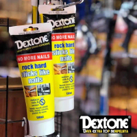 Lem Kaca Cermin Kayu Keramik Plastik Metal Batu Serbaguna No More Nails Dextone - Odol Terlaris