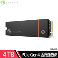 希捷火梭魚 Seagate FireCuda 530 4TB M.2 散熱片SSD固態硬碟(ZP4000GM3A023)