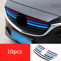 10pcs For Mazda 6 ATENZA 2017-2018 Front Grille Decorate Trim