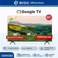 COOCAA Smart TV 55 inch - Android 10 - Youtube - Dolby Audio - Google Assistant - 55Y65