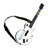 Wireless Controller with Adjustable Strap for Wii Guitar Hero Rock Band 2 3 Games Fittings Professional Gamepad