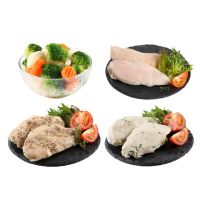 【金澤旬鮮屋】低溫即食舒肥雞胸肉+蔬菜組(共21包)