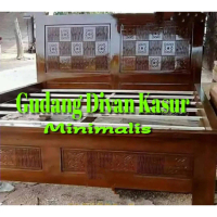 Divan/Dipan//Difan Kasur Minimalis Kayu Mahoni Kokoh Dan Kuat