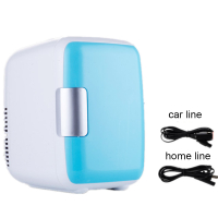 Dual-Use 4L Home Car Use Refrigerators Mini Refrigerators Freezer Cooling Heating Cosmetic Fridge Makeup Refrigerators