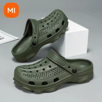Xiaomi Mijia Men Summer Indoor Slippers Wearing Sandals Outside Sandals Beach Hole Shoes Garden Shoes Couple Muller Shoes