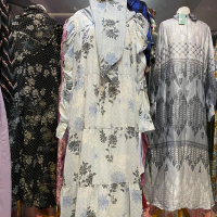 GAMIS LESTI PREMIUM PLUS HIJAB Bunga Ceruty Lembut