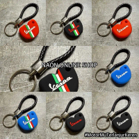Vespa Matic Gantungan Kunci Motor Vespa Kulit Silikon Sarung Casing Kunci variasi Aksesoris Vespa Pi