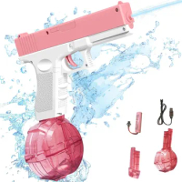 Electric Water Gun Toy Automatic High Capacity Squirt Guns for Adults &amp; Kids Summer Swimming Pool Party Beach Outdoor Activity