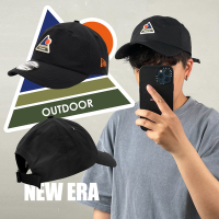 New Era 帽子 940UNST Outdoor Patch 黑 橘 男女款 棒球帽 老帽 戶外 尼龍 NE13549141
