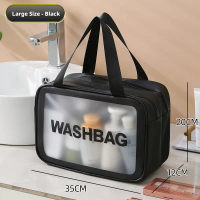 Popular wet and dry separation makeup bag, waterproof toiletry bag for swimming, portable cosmetic b
