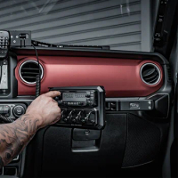 Fury 2018+ Accessories cnc Aluminum Passenger control panel kit with ipad bracket for Jeep Wrangler JL custom